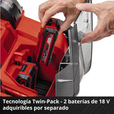 Einhell Escarificador-aireador inalámbrico GE-SC 36/35 Li-Solo Power X-Change (36 V, Ancho de Trabajo 35 cm, Motor sin carbón, Rodillo de escarificación de 16 Cuchillas, se Vende sin batería)