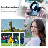 NEEWER HD 85MM Lente Teleobjetivo Teléfono Solo para 17mm Placa Posterior Rosca, Aumento 2.5X Compatible con SmallRig NEEWER iPhone Samsung Funda para Teléfono con 17mm Lentes Adaptador, LS-59