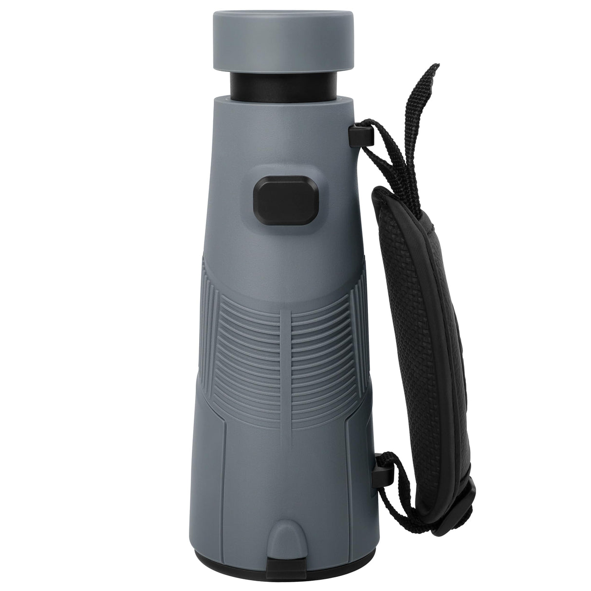 Bresser Monocular Wave 12x50 con Alto Aumento, Revestimiento Cristal BaK - 4, Resistente al Agua y Adecuado para Personas con Gafas, Gris