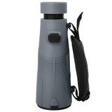 Bresser Monocular Wave 12x50 con Alto Aumento, Revestimiento Cristal BaK - 4, Resistente al Agua y Adecuado para Personas con Gafas, Gris