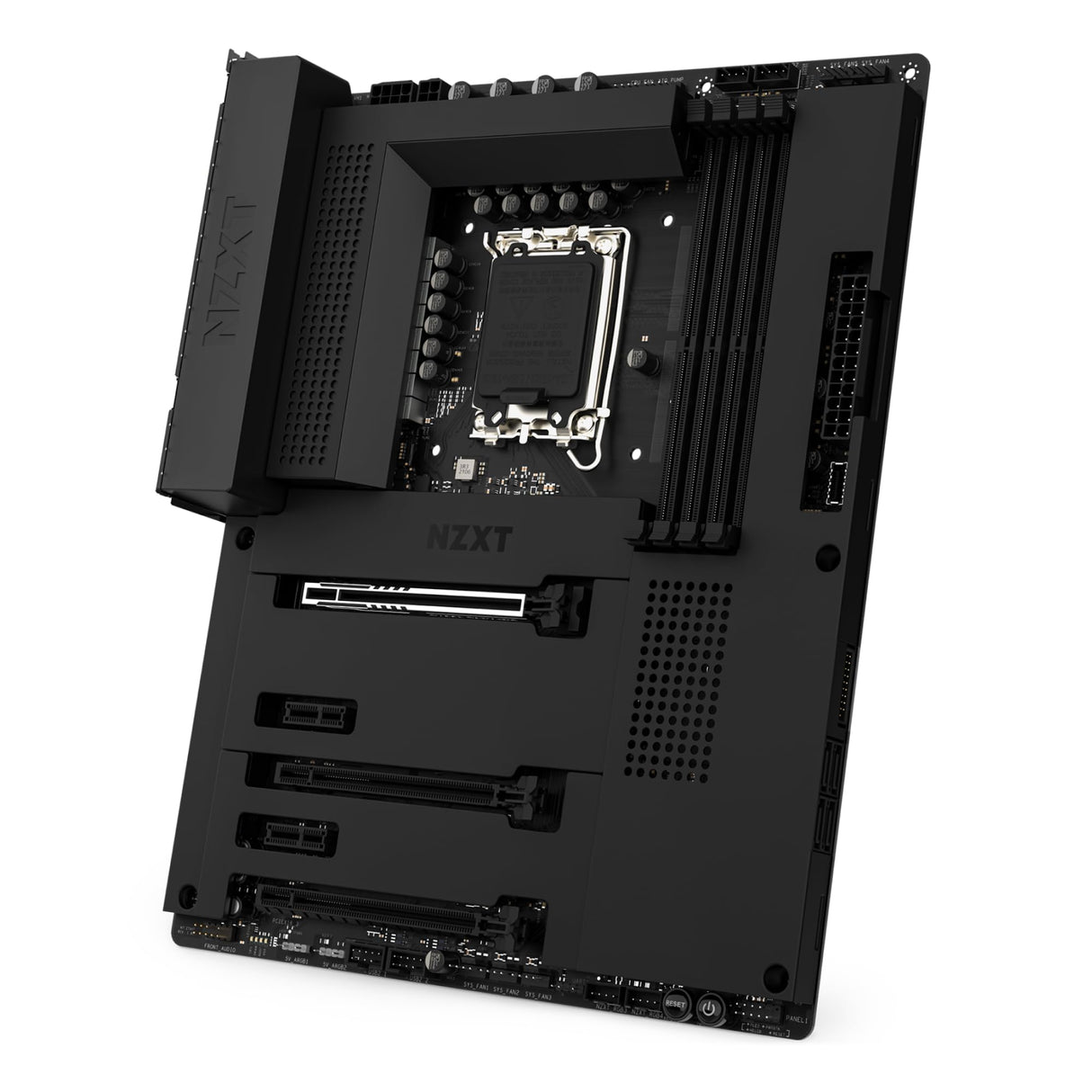 NZXT N7 Z790 Motherboard - N7-Z79XT-W1 - Intel Z790 chipset (Support 12th, 13th, 14th Gen CPUs) - ATX Gaming Motherboard - Integrated I/O Shield - WiFi 6E connectivity - Bluetooth - Negro