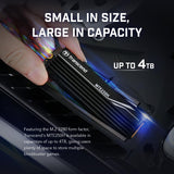 Transcend 4TB NVMe PCIe Gen4 x4 MTE250H M.2 SSD Disco de Estado Sólido TS4TMTE250H