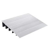 VEVOR Rampa de Umbral Altura de 12,7cm, Rampa de Aluminio para Bordillos Entrada, Capacidad de Carga de 362,8kg, Rampa Modular Ajustable de Aluminio para Sillas de Ruedas, Scooters, Sillas Eléctricas