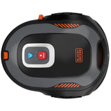 BLACK+DECKER BCRMW123 Robot Cortacésped Gama Alta con Limpiador Caseta y una batería de Litio de 12V y 4.3Ah Cubre hasta 700m2 de jardín