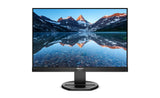 Philips 240B9 Monitor 24 Pulgadas FHD, 75Hz, IPS, 4 ms GtG, Altura Ajustable, Altavoces (1920x1200, 1x HDMI 1.4, 1x DP 1.2, USB-Hub), Negro