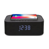 Explore Scientific BCC1001 - Altavoz estéreo Bluetooth con función de Despertador y Carga, Color Negro