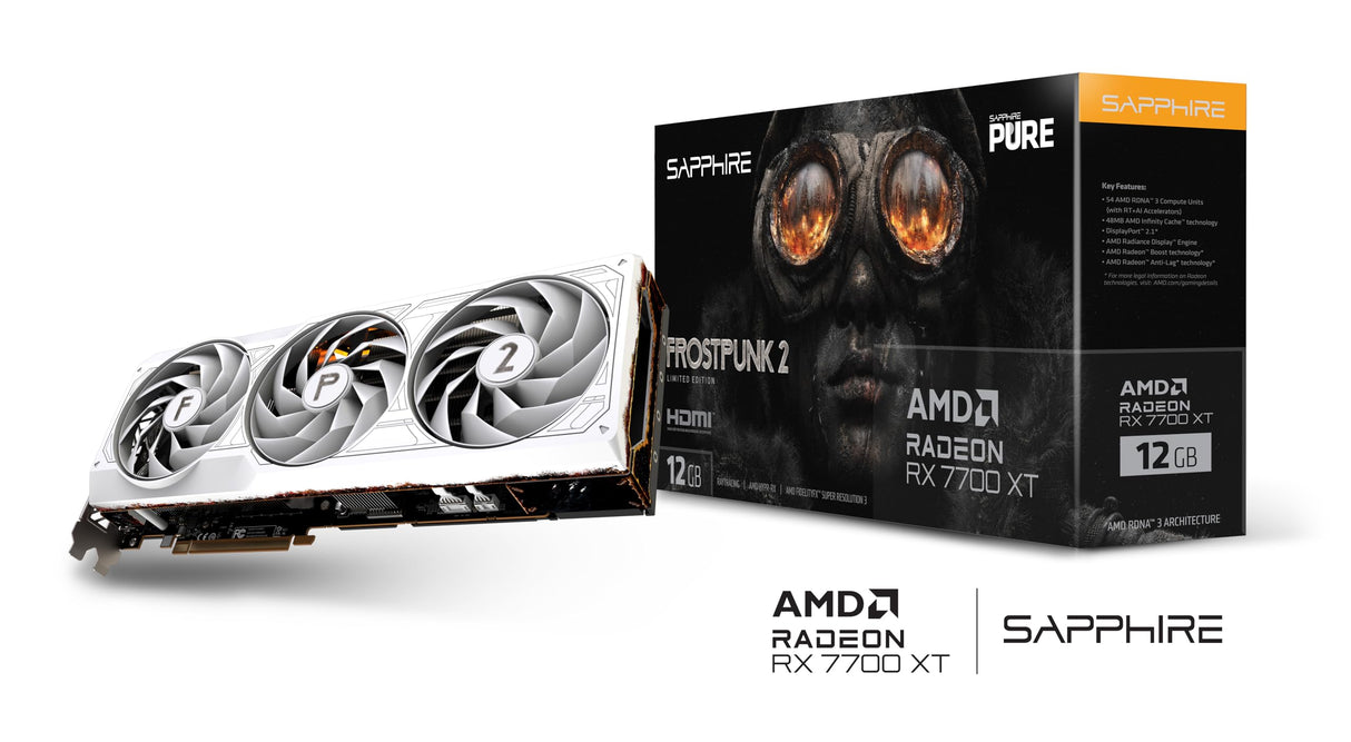 Sapphire VGA RX 7700XT 12GB Pure FrostPunk 2 ED