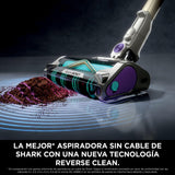 Shark PowerDetect Clean&Empty Aspiradora sin cable, DuoClean Detect, limpieza inversa, base de autovaciado de 2 l, Anti-Hair Wrap Plus, autonomía de 70 min,cepillos multisuperficie, gris, IP3251AMZEUT