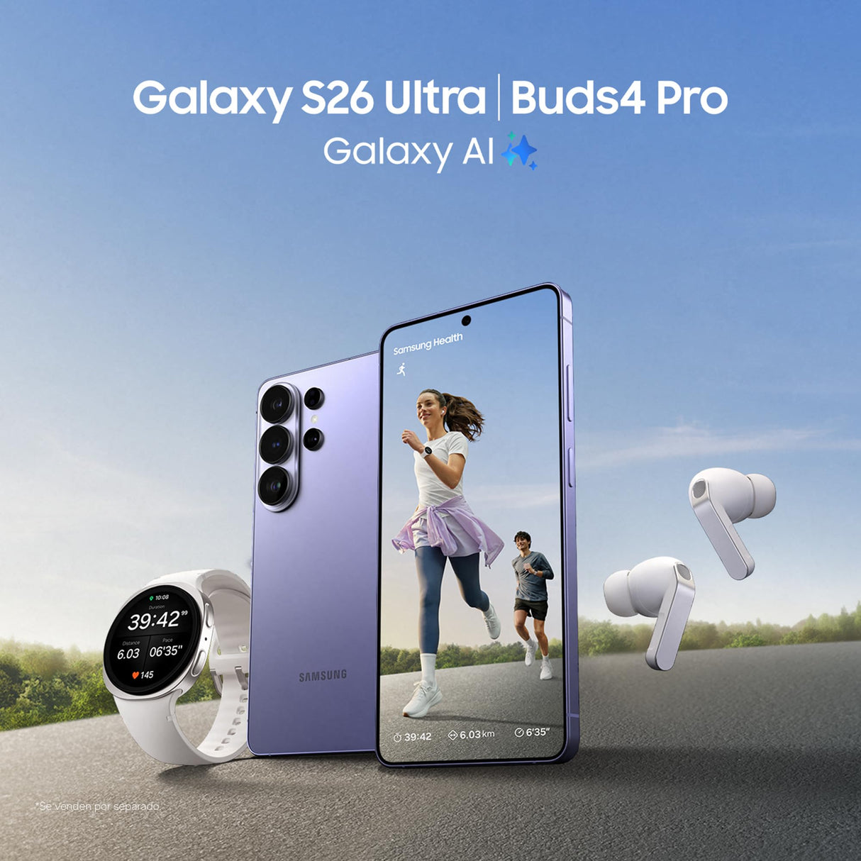 Samsung Galaxy S26 Ultra, 1TB, Smartphone con Galaxy AI, Cámara 200MP, 16GB RAM, Batería 5000mAh, Garantía del Fabricante 3 Años+1 Año Extra, Color Blanco (Versión Española)
