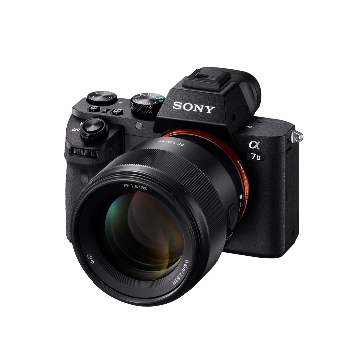 Sony SEL-85F18 Lente vertical Focal fija 85 mm F1.8 Full Frame adecuado para las series A7, ZV-E10, A6000 y Nex, montura E) Negro