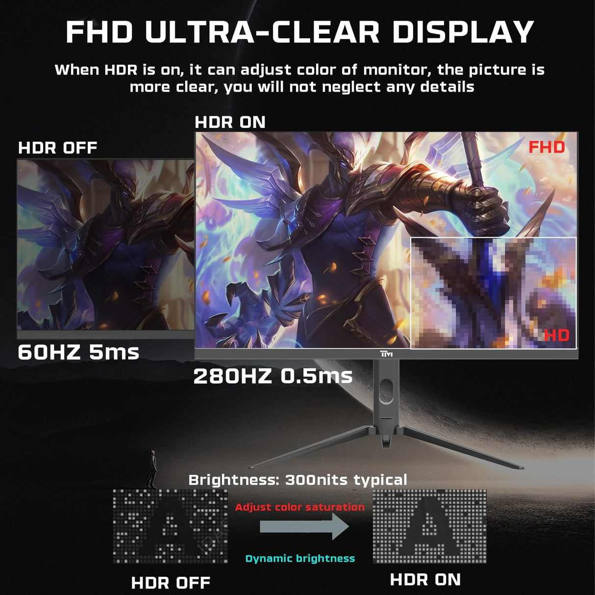 Twisted Minds Supreme Series Flat 27" FHD – 280 Hz