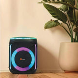 N-Gear Flash Banger 606 - Altavoz Bluetooth portatil con Luces - Party Altavoz de 300W con micrófono inalámbrico y batería integrada - 6 Horas de reproducción