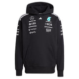 Adidas Hombre Mercedes - AMG Petronas Formula One Team Team Hood Men, Black/White, M