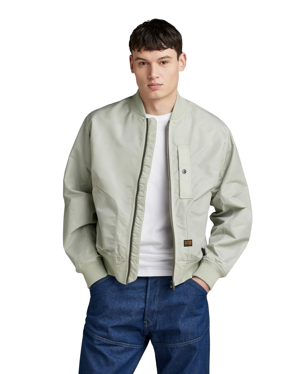G-STAR Para Hombre Cazadora De Aviador Deck, Gris (mineral gray D24754-C143-C958), M