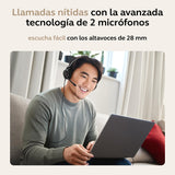 Jabra Evolve2 30 SE Auriculares Estéreo con Cancelación de Ruido, Cable USB-A y Tecnología de Llamada de 2 Micrófonos - para Plataformas de Comunicaciones Unificadas como Zoom y Google Meet - Negro