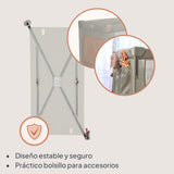 lionelo Ellen Cuna de Viaje 3 en 1 de 0 a 3 años, Cuna Colecho para Recién Nacidos y Mayores hasta 15 kg, 2 Alturas de Colchón, Correas de Amarre, Entrada Lateral con Cremallera, 2 Ruedas Bolsa