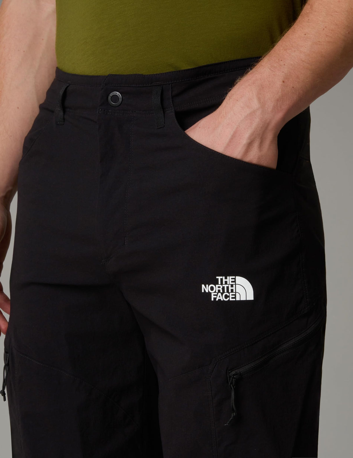 THE NORTH FACE - Pantalón M Exploration Tapered - UE - TNF Black, 36