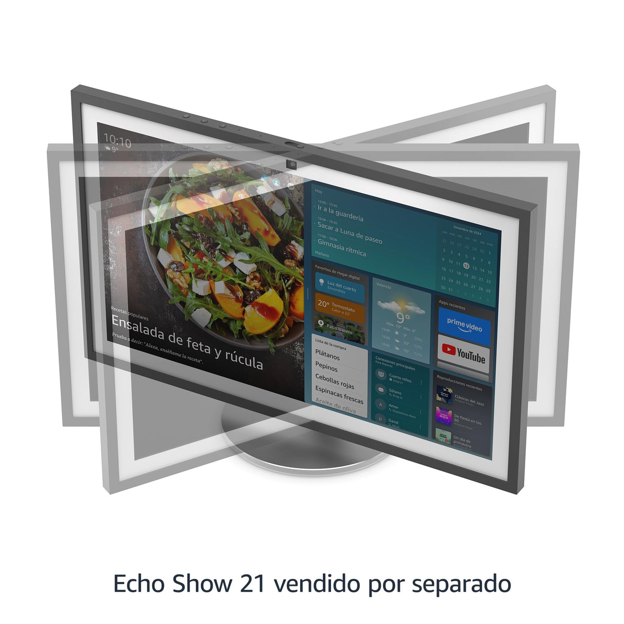 Soporte regulable prémium de Amazon, diseñado para el Amazon Echo Show 21 (vendido por separado)