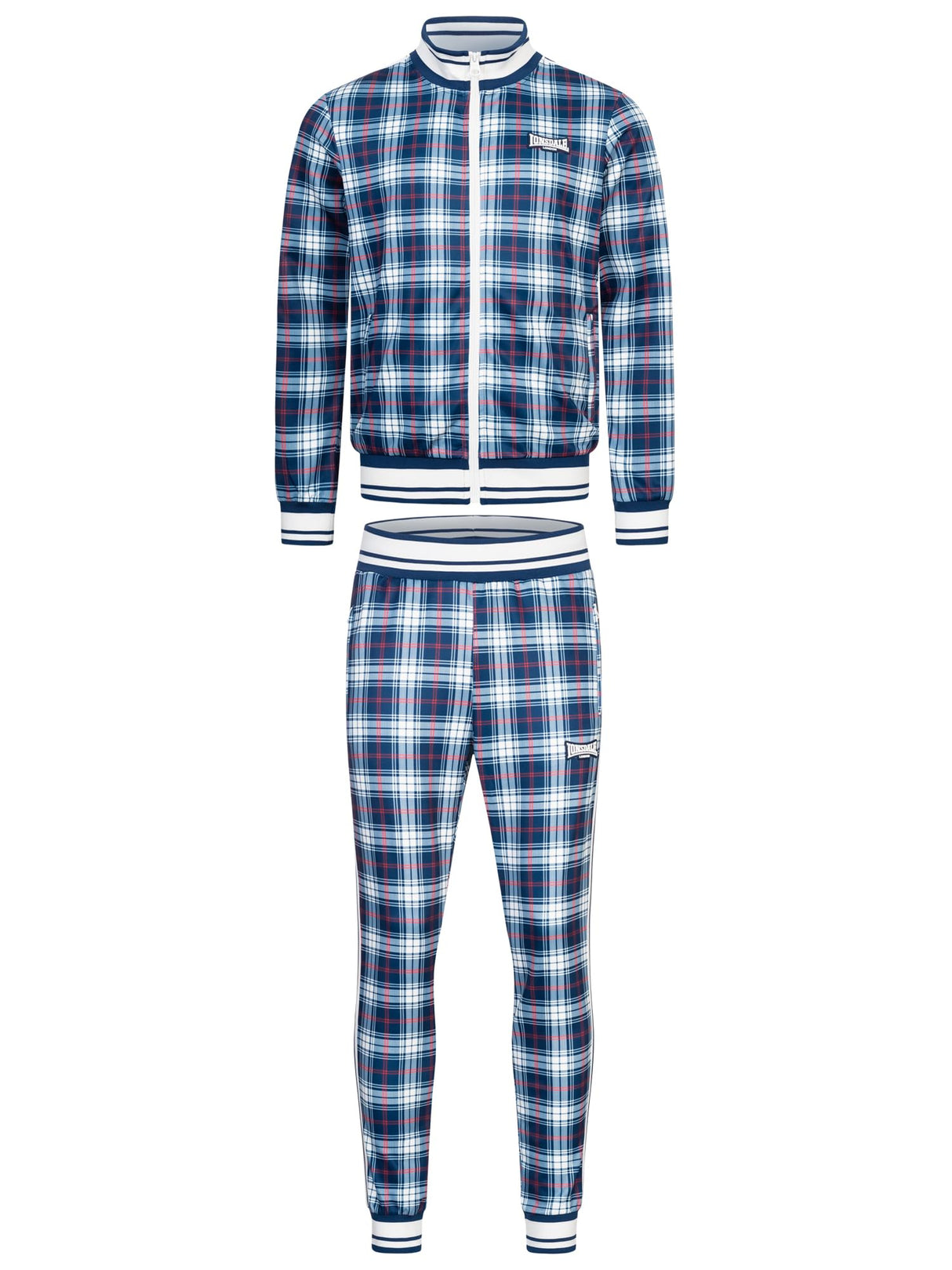 Lonsdale Wembely Traje, Azul Marino/Blanco/Rojo, M Hombres