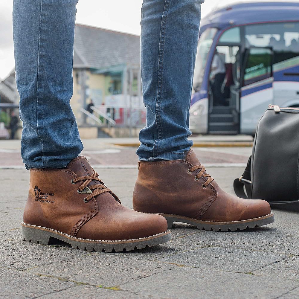 Panama Jack Bota Panama Igloo, Botas Desert Hombre, Marrón (Cuero C5), 41 EU