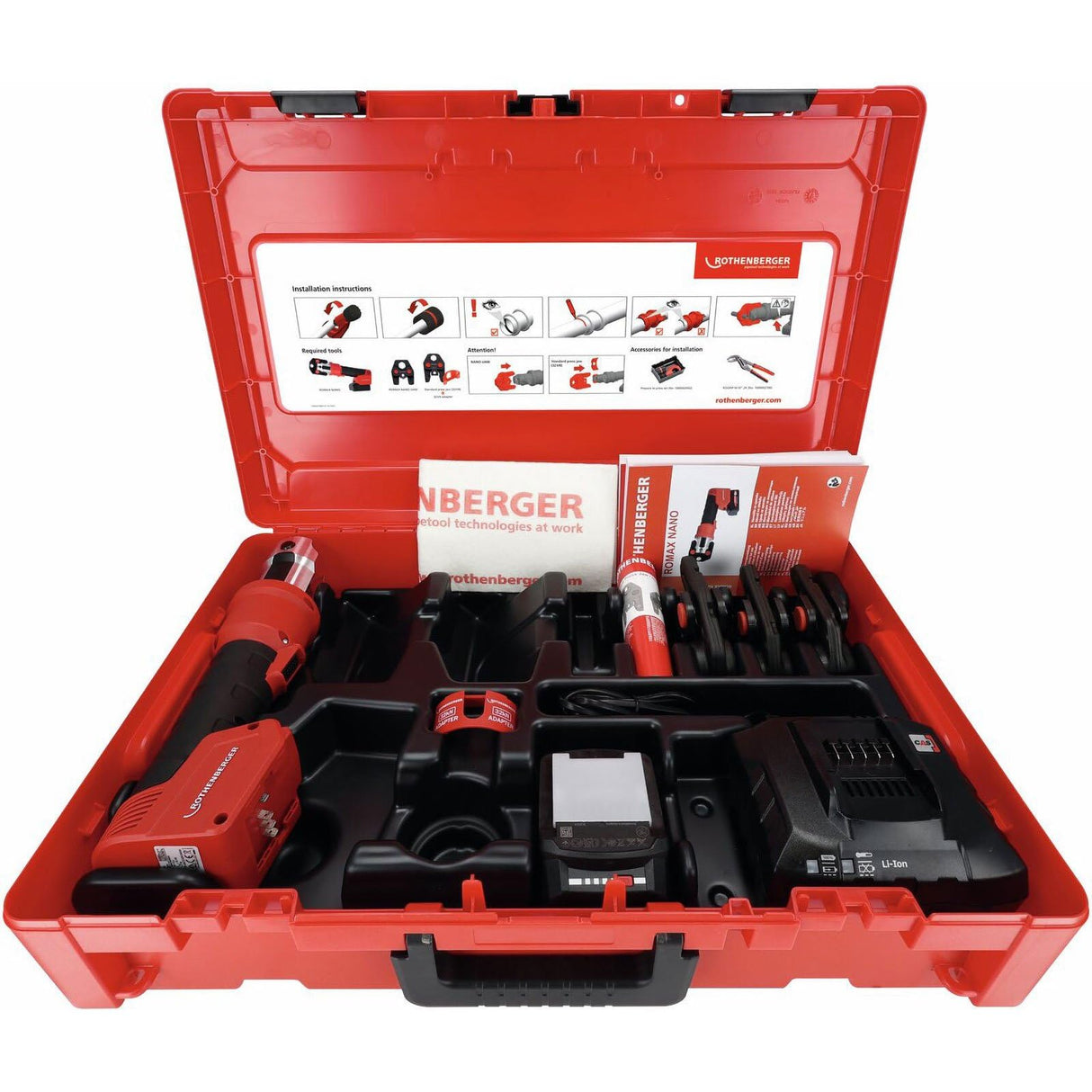 ROMAX NANO 2.0AH/18V CON CARGADOR JUEGO DE 3 MANDAS iJAW TH16-20-26 CAS