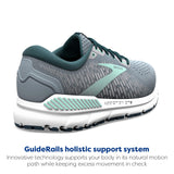 Brooks Addiction Gts 15, Zapatillas para Correr Mujer, Gris Navy Aqua 521, 38 EU
