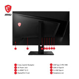 MSI mag 322UPF Monitor UHD Gaming 32", Panel IPS rápido 3840x2160, GtG 160 Hz/1 ms, sRGB 125,7%, diseño sin Marcos, DisplayHDR 400, DP 1.4a, USB Type-C (DP alt., c/DP de 90 W), HDMI