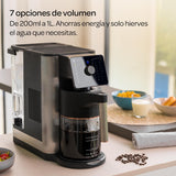 Aqua Optima Máquina de café por goteo Aurora con agua filtrada y dispensador instantáneo. Incluye filtro Evolve+ de 30 días. Ahorro de energía, ajuste de temperatura y cantidad de agua. Plug & Go.