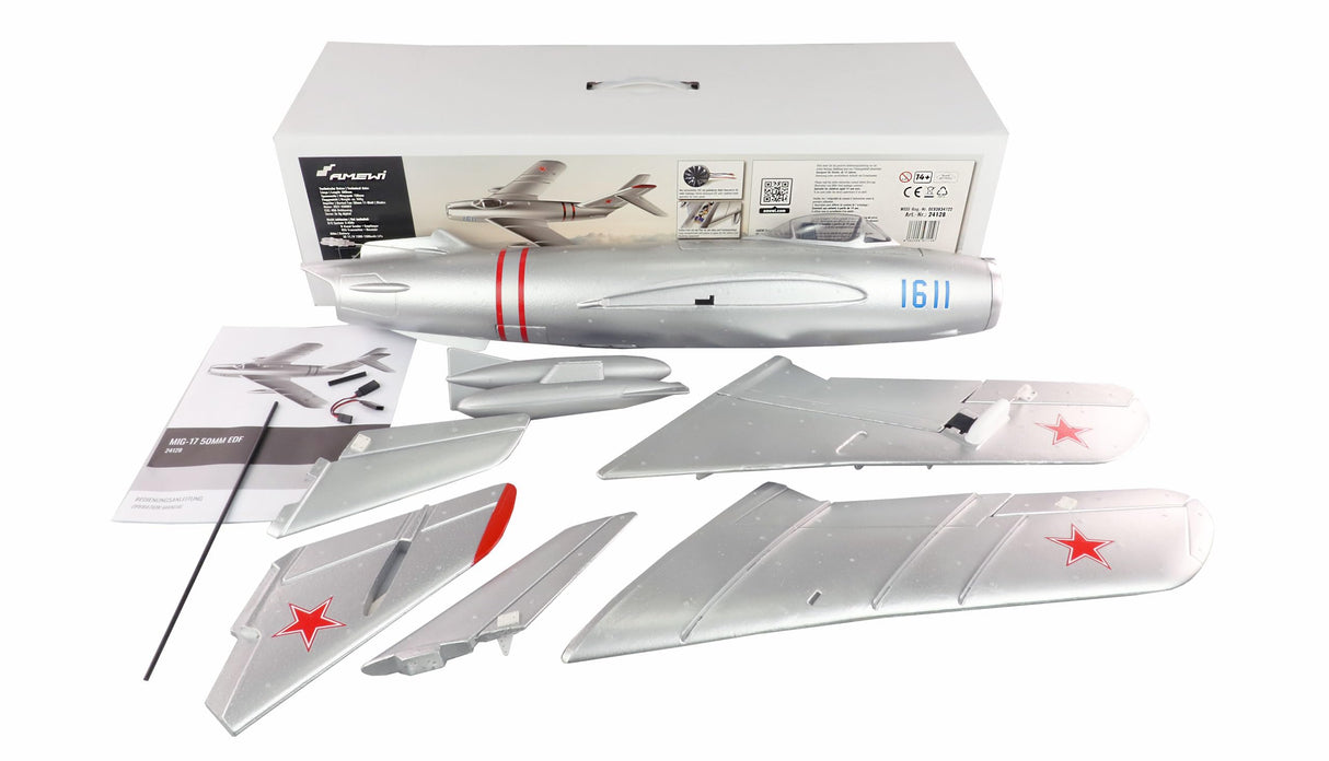 Amewi AMXFlight MIG-17 730 mm EDF Jet PNP