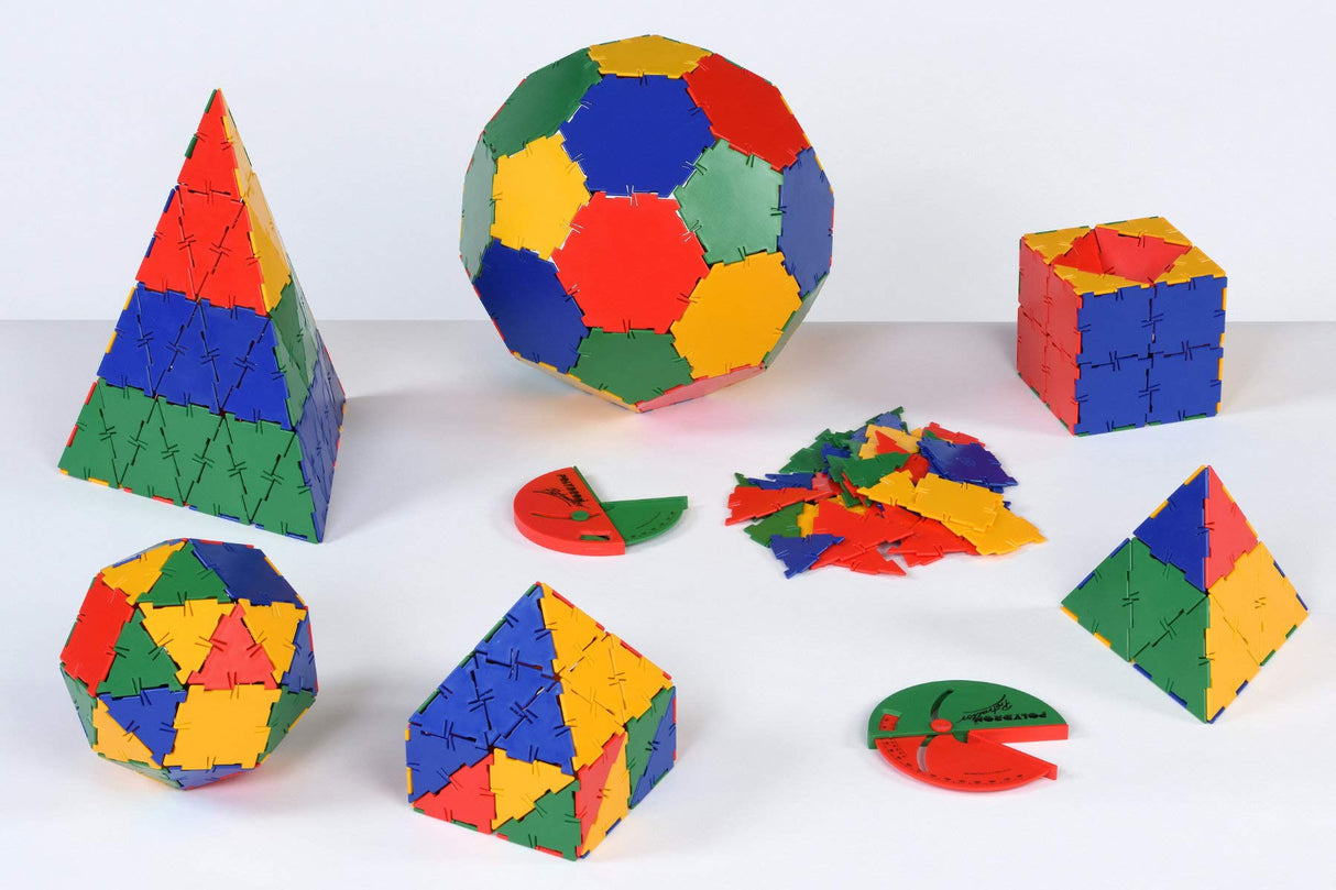 Polydron 10-3020 - Juego de geometría escolar (266 unidades)