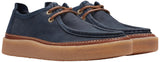 Clarks Clarkwood Moc, Derby Hombre, Navy Nubuck, 44 EU