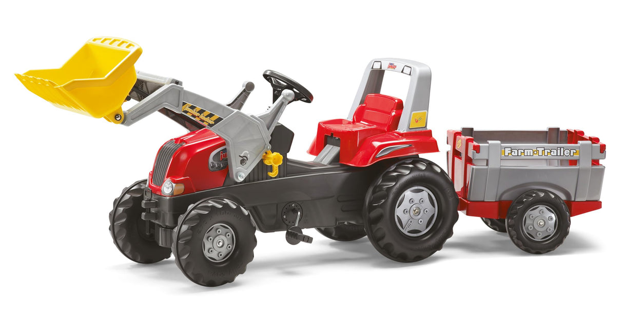 Rolly Toys - Tractor con Remolque para niños Junior RT (811397)