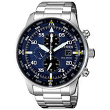 Citizen Reloj Cronógrafo para Hombres de Eco-Drive con Correa en Acero Inoxidable