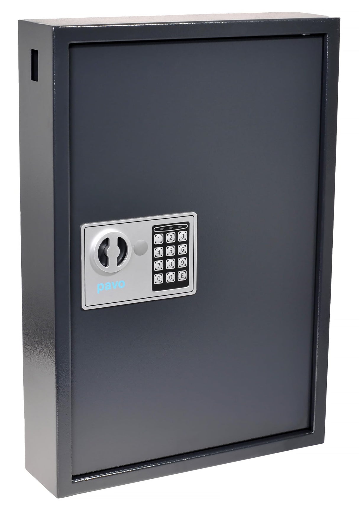 Pavo - Armario de llaves de alta seguridad para 50 llaves/Caja fuerte para llaves/Dimensiones: 550 x 380 x 100 mm / Incluye 50 llaveros