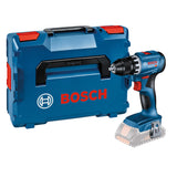 Bosch Professional 18V System GSR 18V-45 - Atornillador a batería (45 Nm, diametro máx. tornillo 8 mm, sin batería, en L-BOXX), Azul