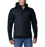 Columbia Hombre Sudadera con Capucha Y Cremallera, Black, S