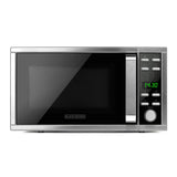 BLACK+DECKER BXMY901E - Microondas con grill y convección, 25L, 900W potencia, 1000W grill, 5 potencias, función descongelar, auto-menú con 9 recetas, temporizador 95 min, 2 funciones combinadas