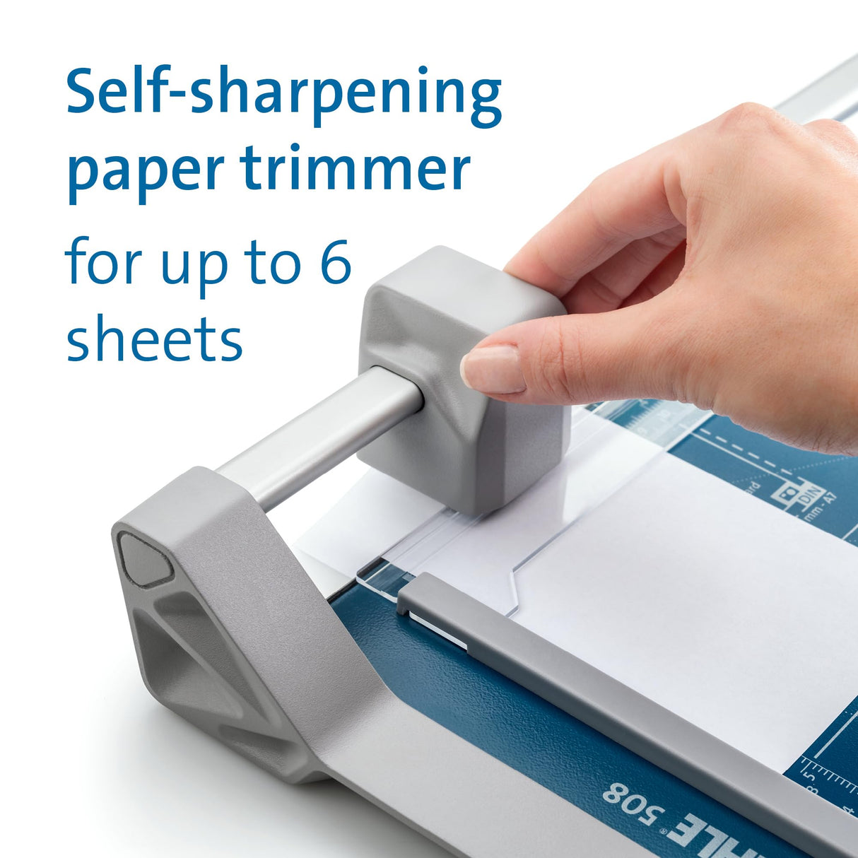 Dahle 508 Craft Creative DIN A3 autofilable guillotina cortadora de papel con presión automática, azul
