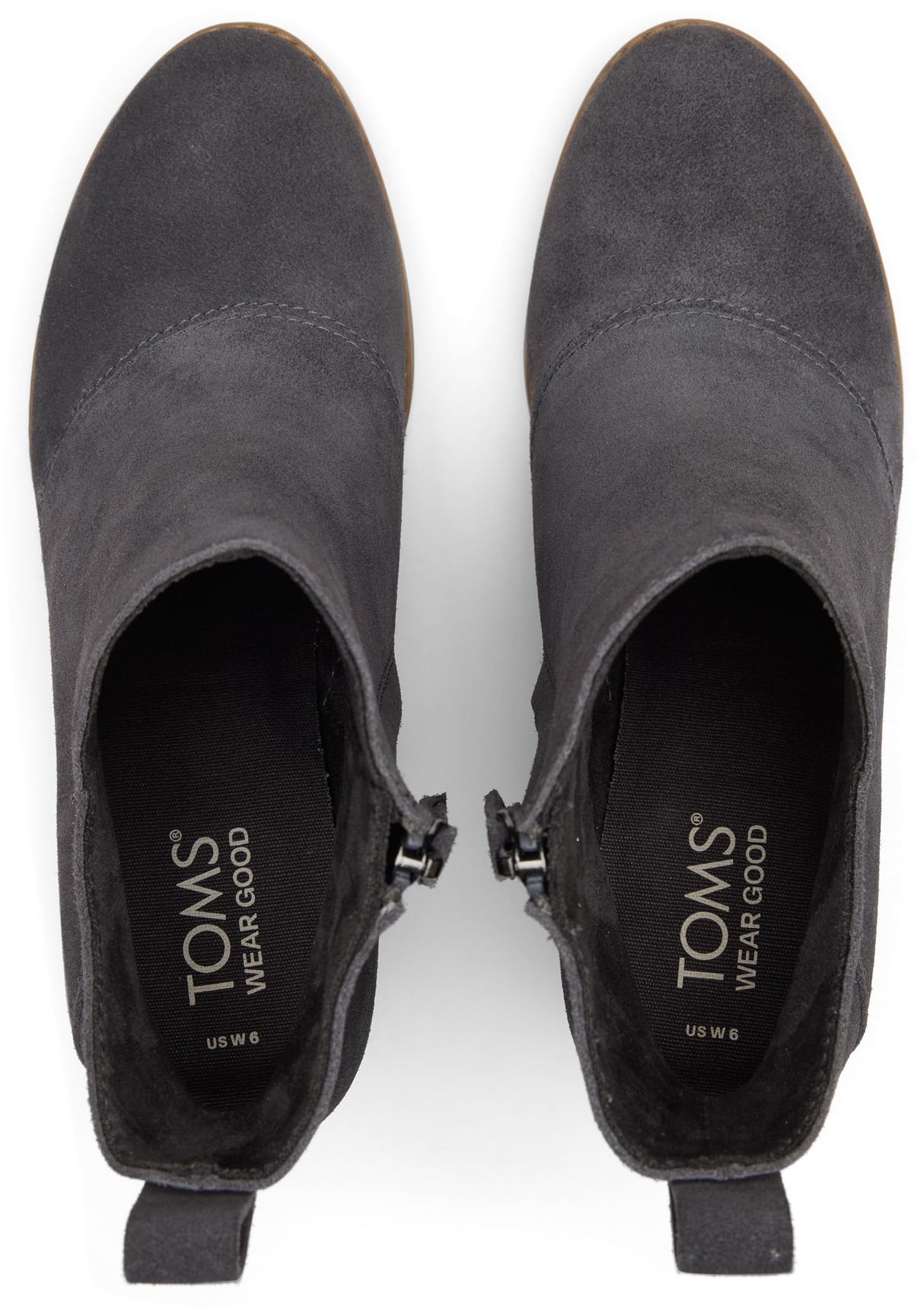 TOMS Sutton, Botas Cortas al Tobillo Mujer, Ante de Hierro Forjado, 38 EU