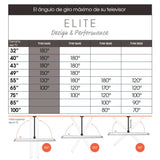 Vogel's Elite TVM 5445 Soporte TV Giratorio y Ultrafino para TV de 32 a 65 Pulgadas, Peso máx. de 35 kg, Gira hasta 180°, Soporte de TV Full-Motion, Máx. VESA 400x400, Compatibilidad Universal
