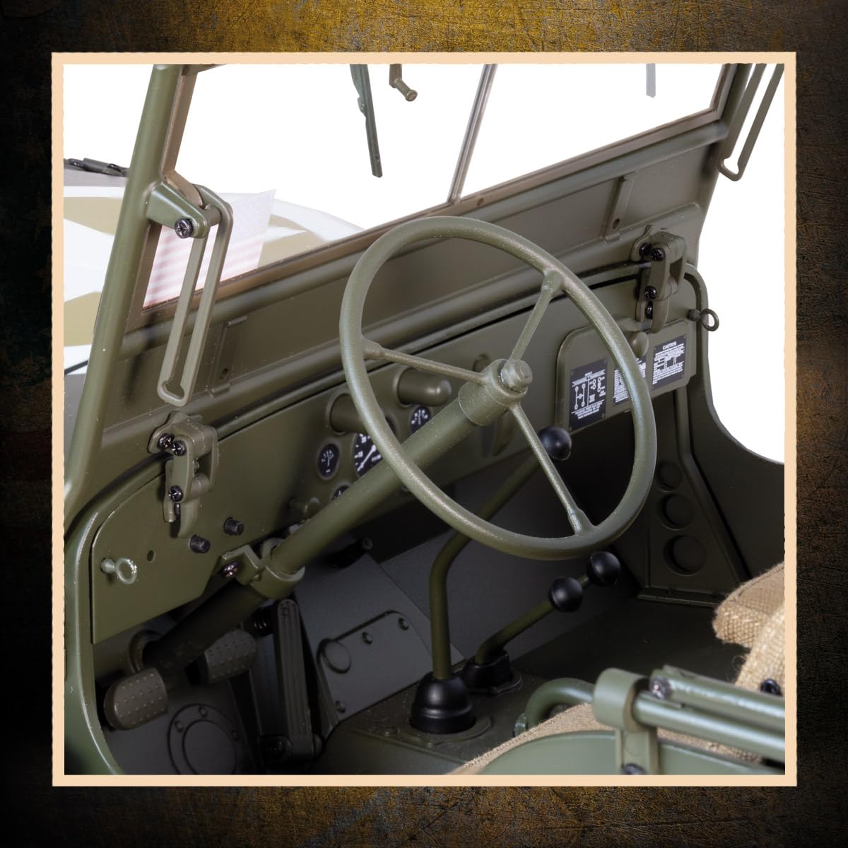 IXO Collections IXO Colecciones 1:8 IXO US Jeep Willys 4x4 - modelismo, maquetas, Kit, Kit de modelismo