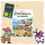 Lunii – Un Paquete con FLAM El Reproductor Interactivo para niños de 7 a 12 años y Sonido audiolibro para Elegir + 3 Libros de Audio interactivos adicionales para 12 Horas de antecedentes de Audio.