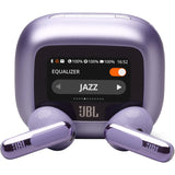JBL Live Flex 3 Auriculares inalámbricos de botón True Wireless con cancelación de ruido adaptable, hasta 50 horas de reproducción, Bluetooth, audio de alta resolución, violeta
