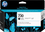 HP 730 P2V67A Negro Fotográfico, Cartucho de Tinta Original HP DesignJet, de 130 ml, para Impresoras HP DesignJet T 1700