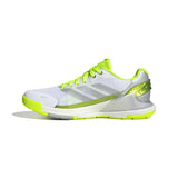 adidas Crazyquick Lightstrike Padel Shoes, Zapatos Mujer, Lucid Lemon/Silver Metallic/Wonder White, 37 1/3 EU