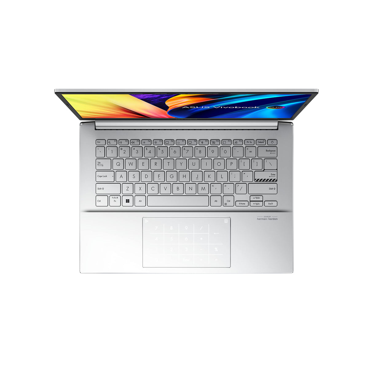 ASUS Vivobook Pro ‎90NB0YH2 - Ordenador Portátil de 14" Full HD (AMD Ryzen 7 5800H, 16GB RAM, 512GB SSD, AMD Radeon Graphics, Windows 11) Color Plata - Teclado QWERTY Español