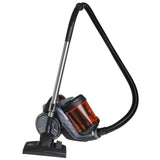 ADLER Aspiradora sin Bolsa Ciclónica AD7065, HEPA 13, Filtración ciclónica, Depósito 1,6L, Flujo de Aire máximo: 27 litros/Segundo, Gris y Naranja, con 5 Accesorios, Potencia Nominal: 700 W