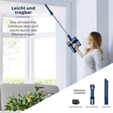Tower T513008 VL35 Plus Aspiradora sin Cable 3 en 1 – Aspirador Vertical con Filtro HEPA y Cabezal Antienredos – Aspiradora sin Bolsa con Depósito de 1 Litro, 22.2 V - Azul Oscuro y Plata