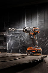 AEG BS18SBL-202C - Taladro atornillador SUBCOMPACT (18 V, 65 Nm, incluye 2 baterías de 2,0 Ah y cargador