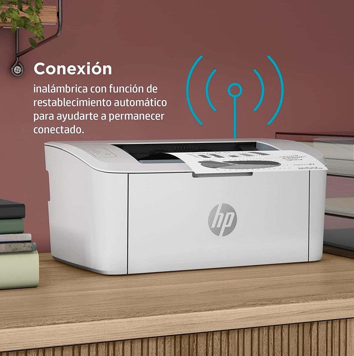 HP LaserJet M110w 7MD66F, Impresora Láser A4 Monocromo - Impresión Doble Cara Manual (20 ppm, Wi-Fi, Wi-Fi Direct, USB 2.0, Bluetooth, Procesador de 500 MHz, Memoria de 32 MB, HP Smart App) Blanca
